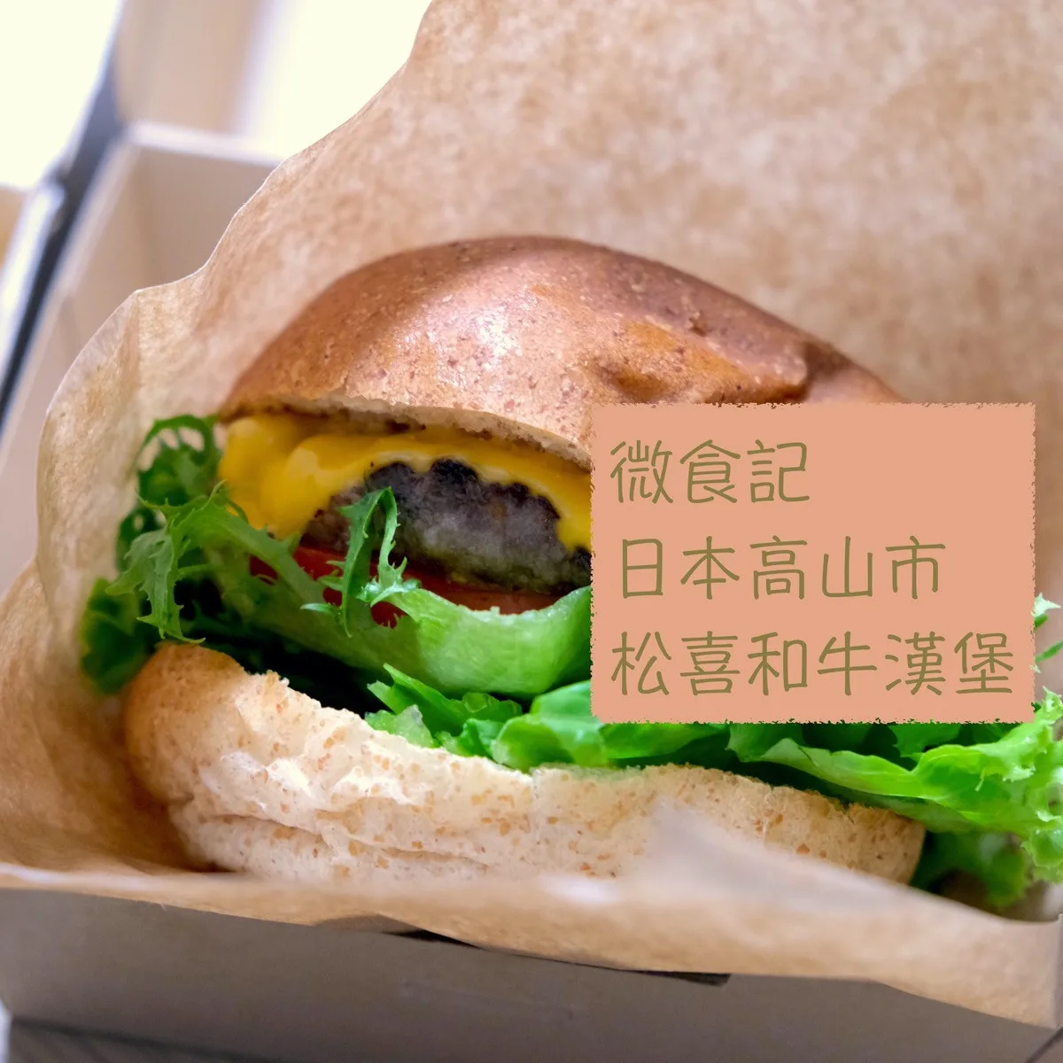微食記 日本高山｜車站旁的超香和牛漢堡 Matsuki Burger