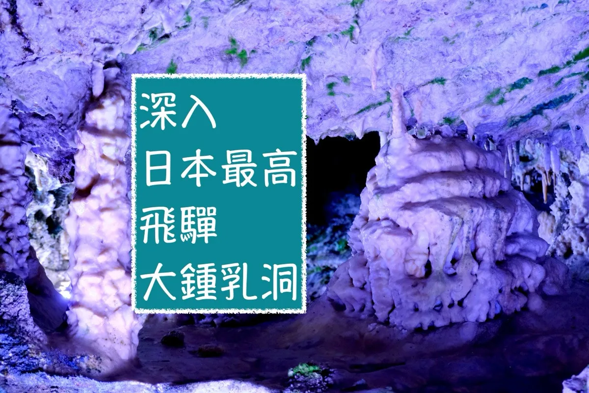 日本岐阜｜日本最高！飛驒大鐘乳石洞，這鐘乳石也太像那個了….