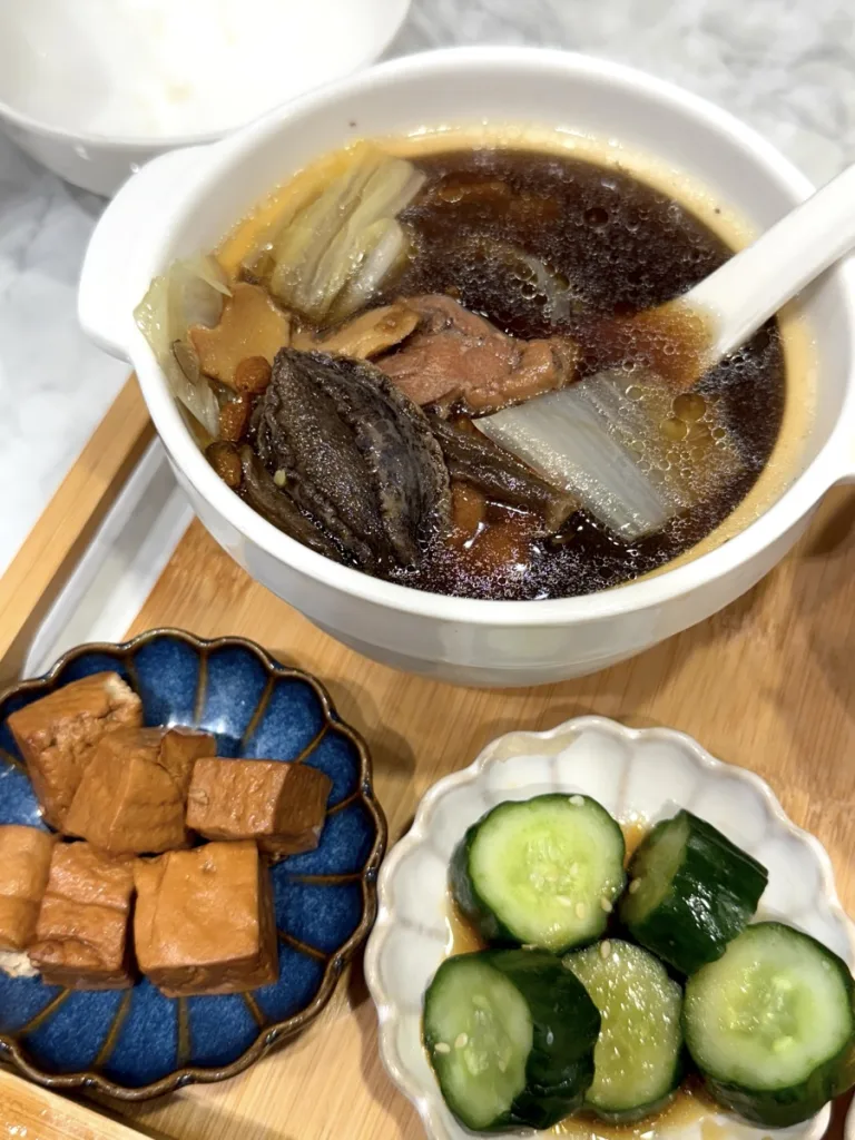 竹北大遠百-檀島香港餐廳 鮑魚鹿茸菇益活雞