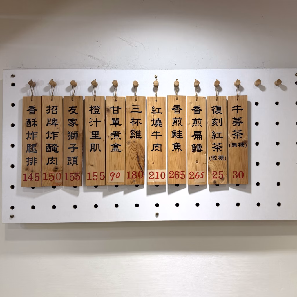 竹北 友家便當屋 菜單