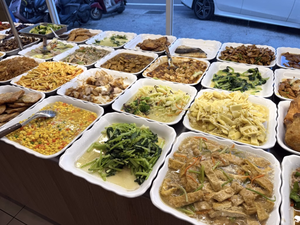 竹北美角自助餐 菜色